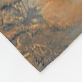 周回する火星。 フリースブランケット (角)