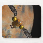 周回する火星。 マウスパッド (正面)