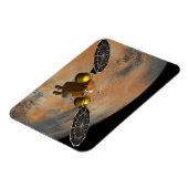 周回する火星。 マグネット (左側)