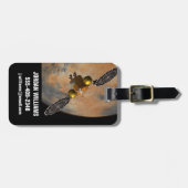 周回する火星。 ラゲッジタグ (正面横)