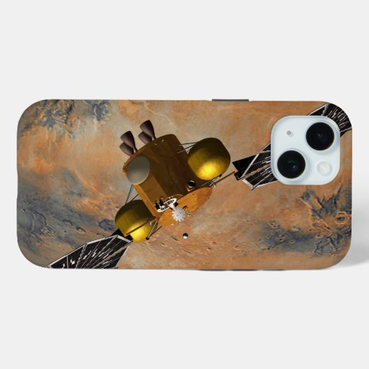 周回する火星。 Case-Mate iPhoneケース (裏面 (横))