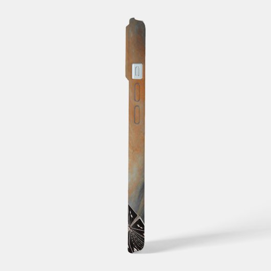 周回する火星。 iPhone 15ケース (左側面)