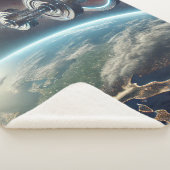 周回イノベーションシェルパ毛布 シェルパブランケット (3/4)