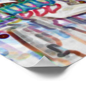 周回メリー馬デジタルアート ポスター (角)