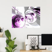 周回抽象芸術ポスター ポスター (ホームオフィス)