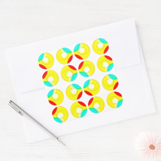 周回… スクエアシール (封筒)