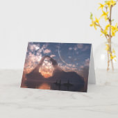 周囲のグリーティングカード カード (黄色い花)