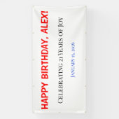 周年バナーのアーティスティックバナー背景バナー 横断幕 (縦)