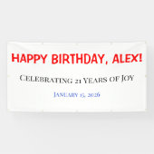 周年バナーアーティスティックバナー背景バナー 横断幕 (横)