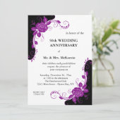 周年ローズ(紫) 招待状 (スタンド正面)