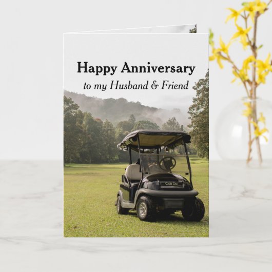 周年夫フレンドゴルフコースカーゴルファー カード (黄色い花)