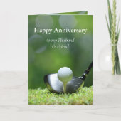 周年夫フレンドゴルフボールコースゴルファー カード (正面)