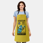 周年男女エプロン用ロボットギフト エプロン (着用した状態)