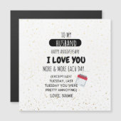 周年記念おもしろいに妻から夫へユーモアのメッセージ (正面/裏面)