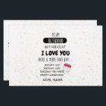 周年記念おもしろいに妻から夫へユーモアのメッセージ 便箋<br><div class="desc">周年記念おもしろいユーモアに関する夫婦間のメッセージ</div>