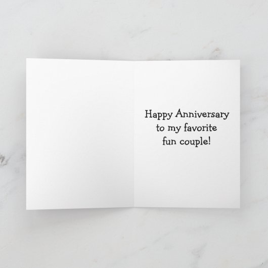 周年記念おもしろいのユーモアあいさつカード カード (内部)