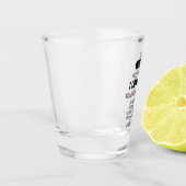 周年記念おもしろいの夫婦ユーモアのメッセージ ショットグラス (左)