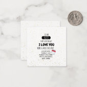 周年記念おもしろいの夫婦ユーモアのメッセージ ノートカード (正面/裏面インサイチュ)