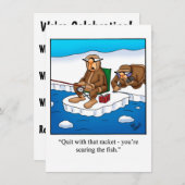 周年記念おもしろいパーティの招待状 招待状 (正面/裏面)