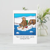 周年記念おもしろいパーティの招待状 招待状 (スタンド正面)