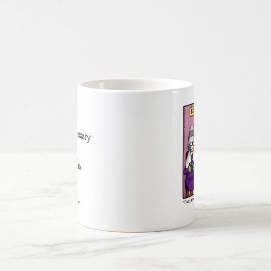 周年記念おもしろいユーモアのマグカップ コーヒーマグカップ (中央)