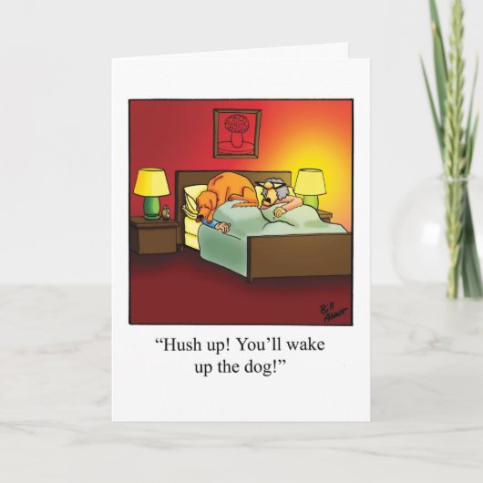 周年記念おもしろいユーモア用挨拶カード カード (正面)