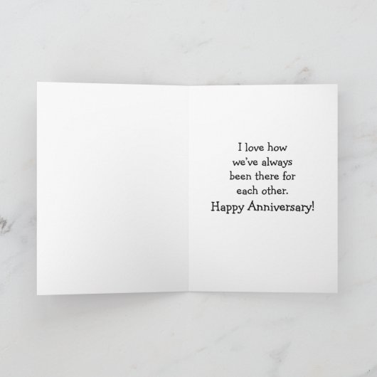 周年記念おもしろいユーモア用挨拶カード カード (内部)