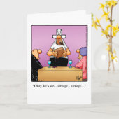 周年記念おもしろいユーモア用挨拶カード カード (黄色い花)