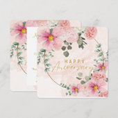 周年記念のお知らせ 招待状 (正面/裏面)