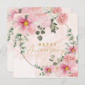 周年記念のご招待 招待状 (正面/裏面)