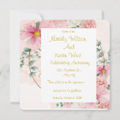 周年記念のご招待 招待状 (裏面)