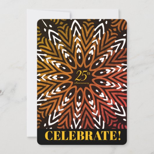 周年記念のご案内 招待状 (正面)