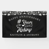 周年記念の糸が年を刻む幕 横断幕 (横)