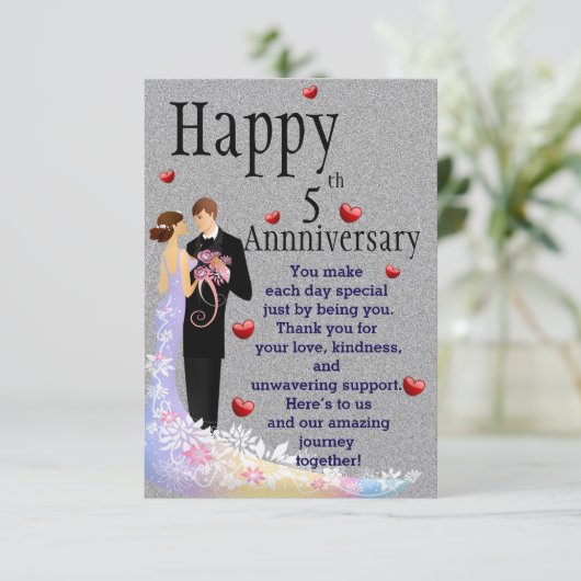 周年記念の願い  カード (スタンド正面)