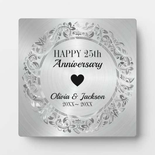 周年記念エレガントオーナメント フォトプラーク (正面)