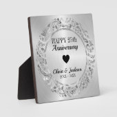 周年記念エレガントオーナメント フォトプラーク (正面)