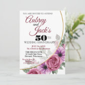 周年記念エレガント招待状 招待状 (スタンド正面)