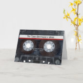 周年記念カセットテープ カード (黄色い花)