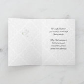 周年記念バプテスマの恵みが渦巻と交差 カード (内部)