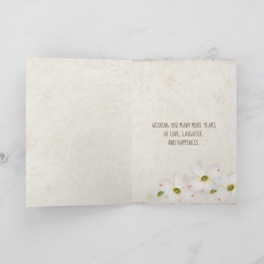 周年記念ビーチハートと砂サーフ カード (内部)