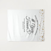 周年記念フォトオペレーション背景 # 永遠への年数 タペストリー (正面(横))