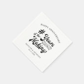 周年記念レトロ年 スタンダードカクテルナプキン (角)