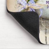 周年記念結婚のロックとライラック マウスパッド (コーナー)