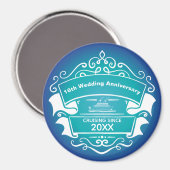 周年記念結婚クルーズキャビンのドアマグネット マグネット (正面/裏面)