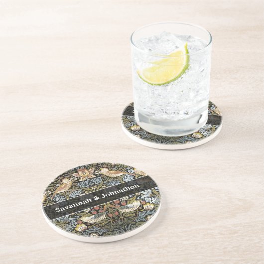 周年記念結婚ヴィンテージバードコースター コースター (側面)