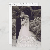 周年記念 シルバー 永遠への誓い 更新 招待状 (正面/裏面)