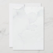 周年記念 ユーカリ # 年の歳月 招待状 (裏面)