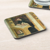 周期からの彼の机のドミニコ共和国の修道士、の「のための コースター (左側)