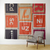 周期元素亜鉛科学 タペストリー (インサイチュ(横))