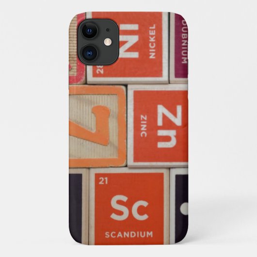 周期元素亜鉛科学 Case-Mate iPhoneケース (裏面)